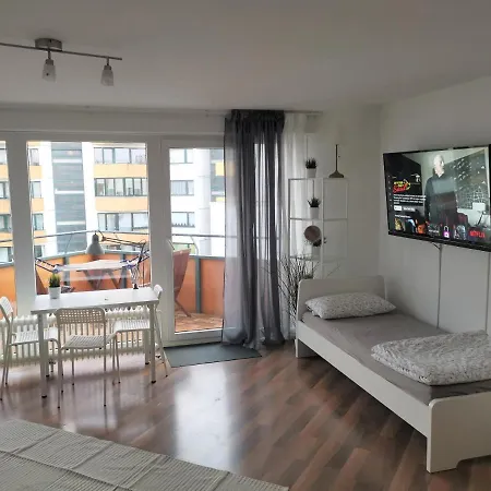 Apartamento Central Studio Mit Balkon Hanóver